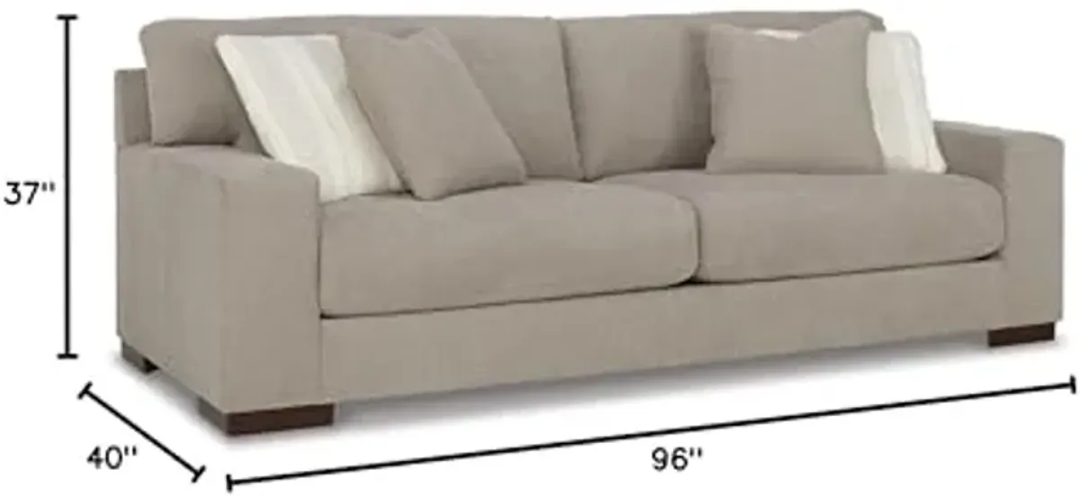 Signature Design by Ashley Maggie Contemporary Sofa for Living Room, Light Brown