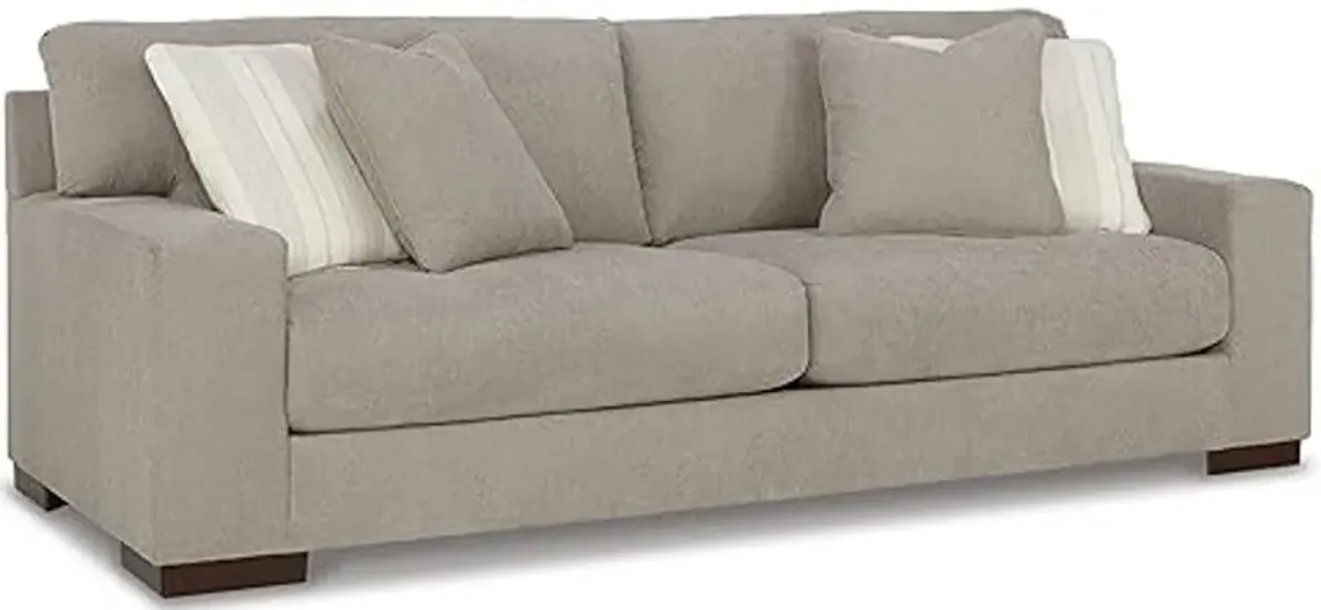 Signature Design by Ashley Maggie Contemporary Sofa for Living Room, Light Brown