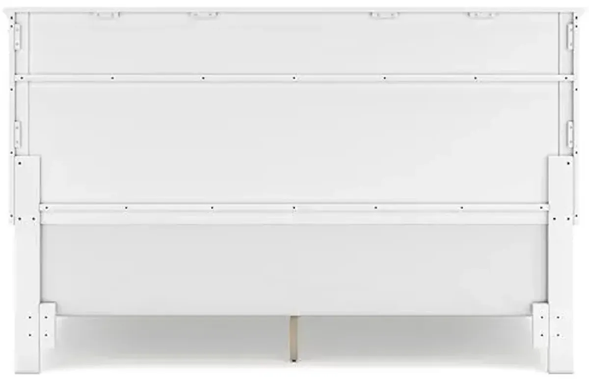 Signature Design by Ashley Fortman Farmhouse Panel Headboard, King/California King, White