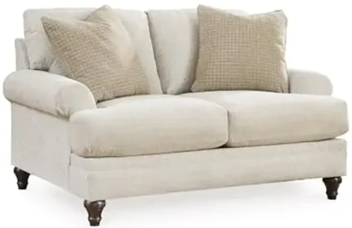 Signature Design by Ashley Valerani Classic Loveseat for Living Room, Beige
