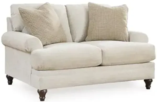 Signature Design by Ashley Valerani Classic Loveseat for Living Room, Beige