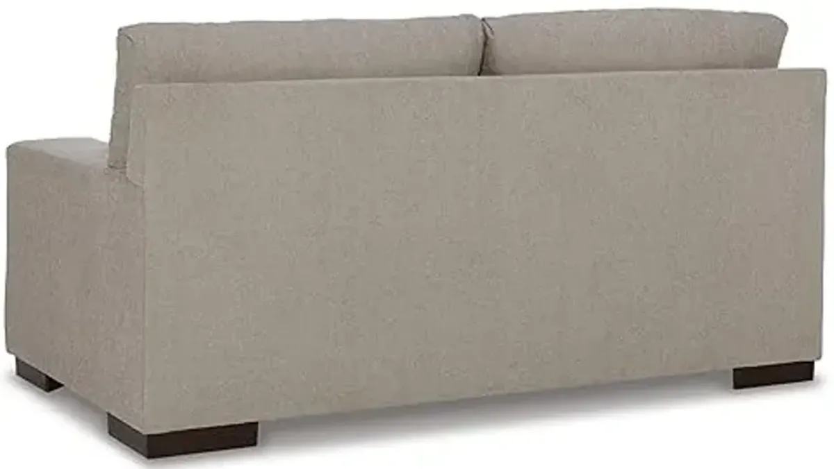 Signature Design by Ashley Maggie Contemporary Loveseat for Living Room, Light Brown