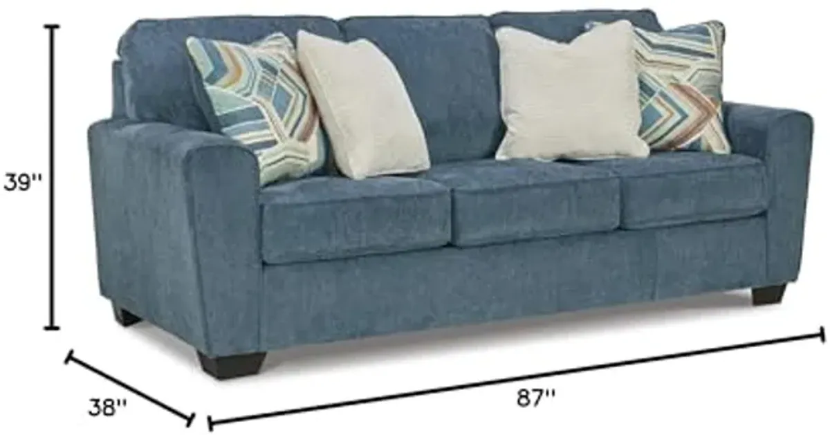 Signature Design by Ashley Cashton Casual Sofa for Living Room, Blue