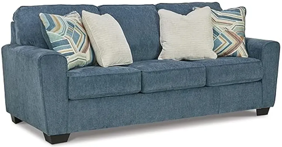 Signature Design by Ashley Cashton Casual Sofa for Living Room, Blue