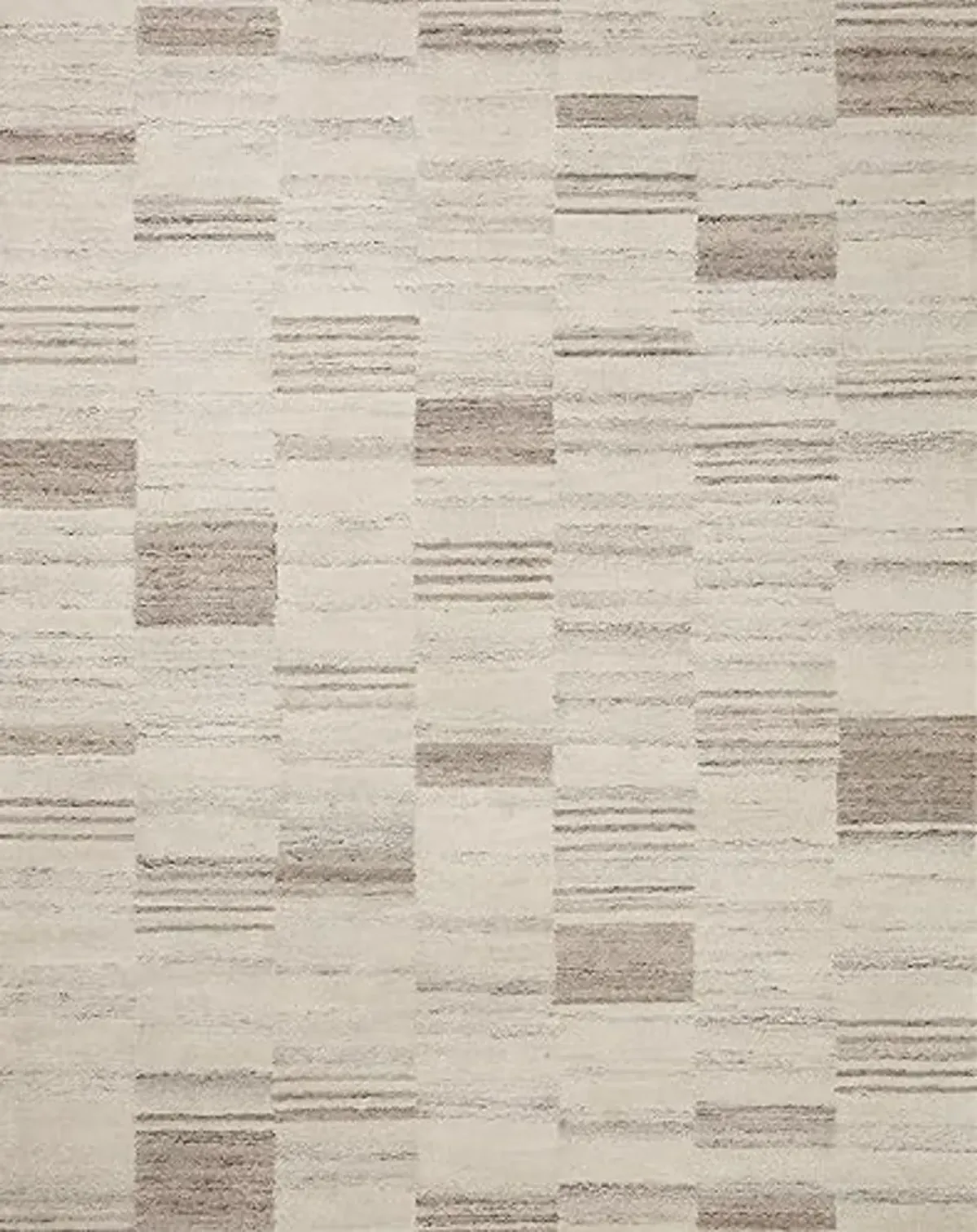 Loloi Amber Lewis x Rocky Ivory/Dove 2'-6" x 7'-6" Runner Rug