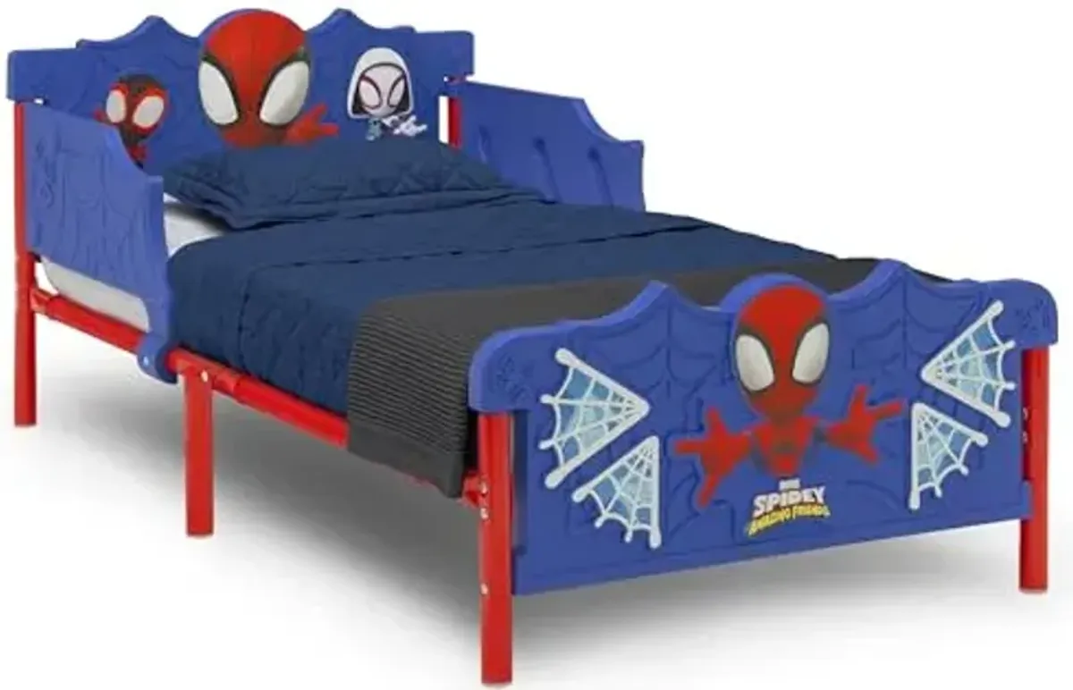 Delta Children Spidey and His Amazing Friends 3D Toddler Bed, Blue