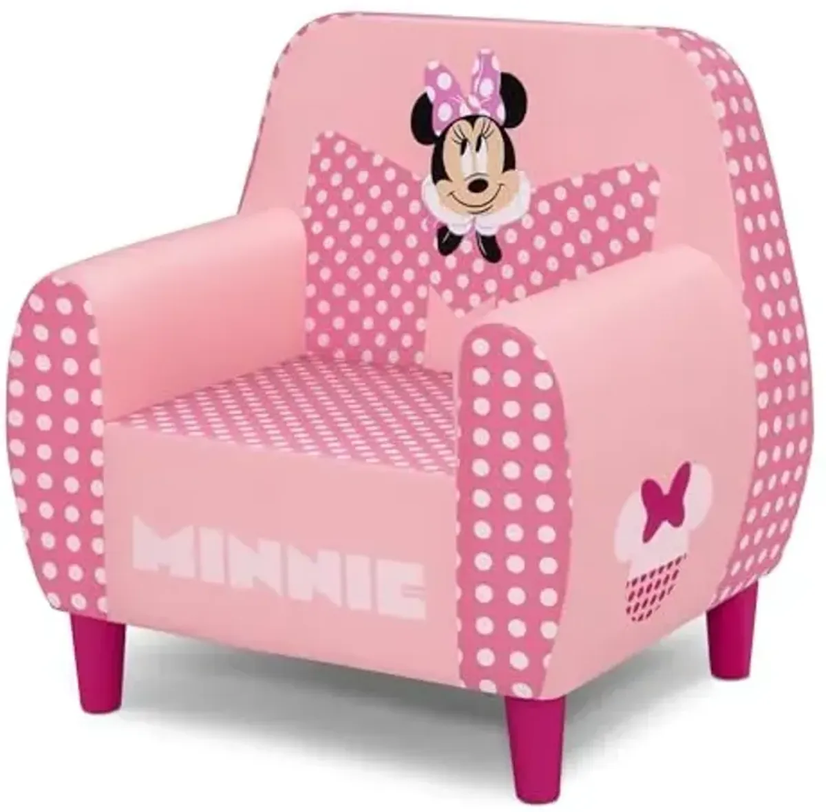 Delta Children - Disney Minnie Mouse Foam Chair for Kids, Pink