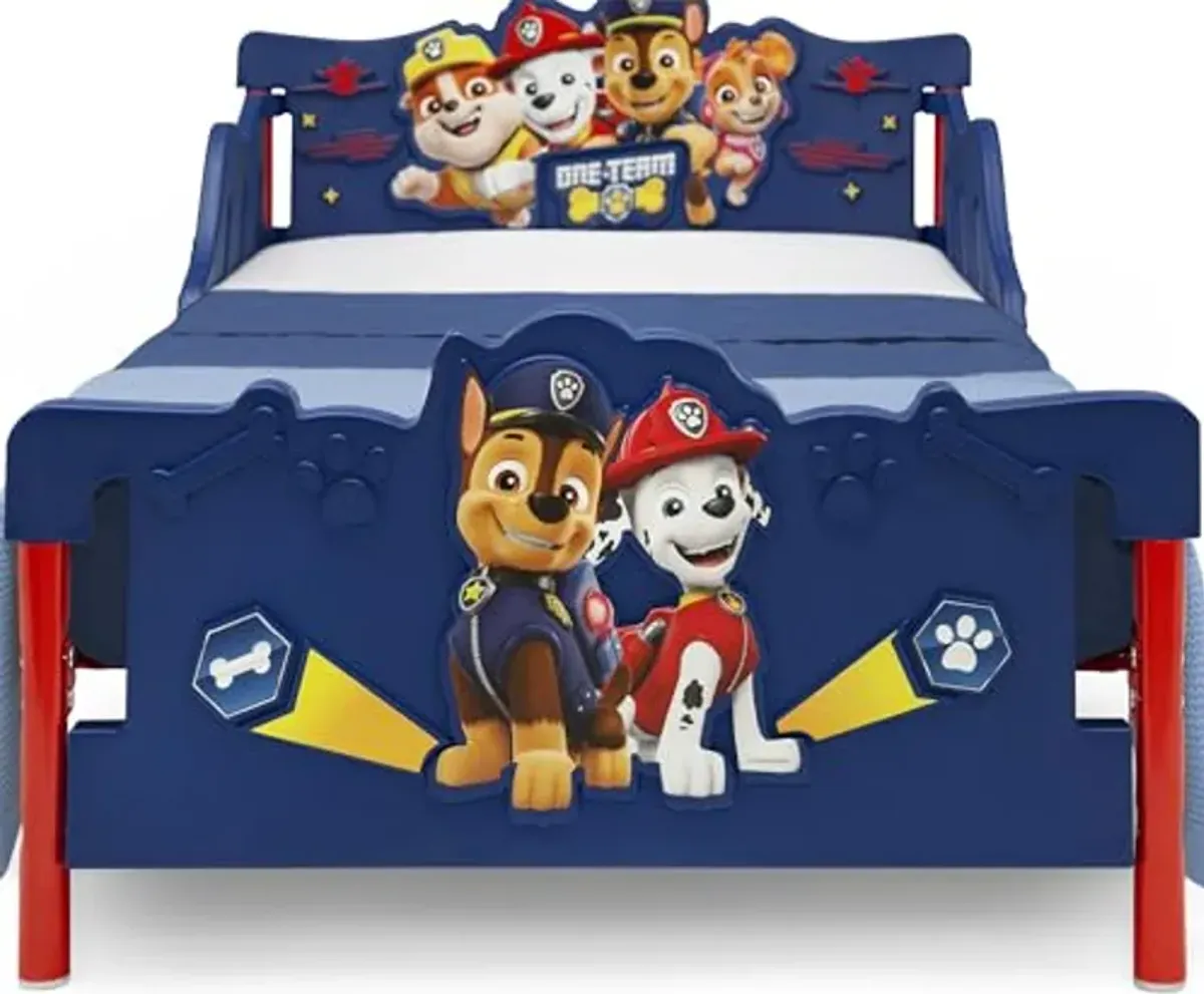 Delta Children PAW Patrol 3D Toddler Bed, Blue