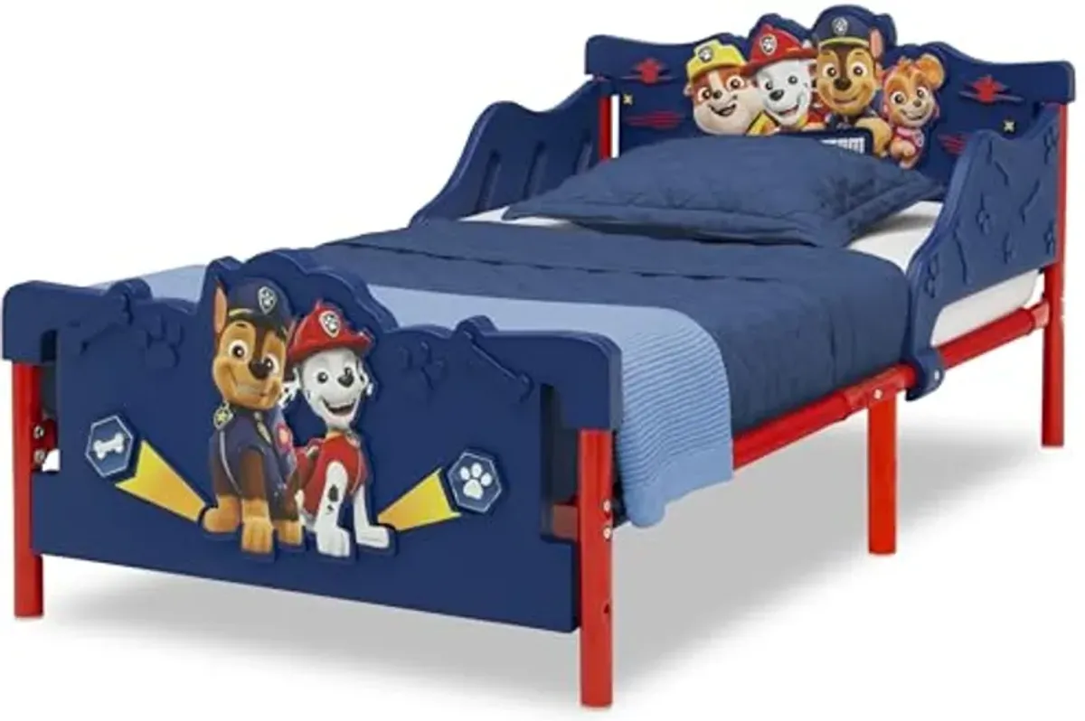 Delta Children PAW Patrol 3D Toddler Bed, Blue