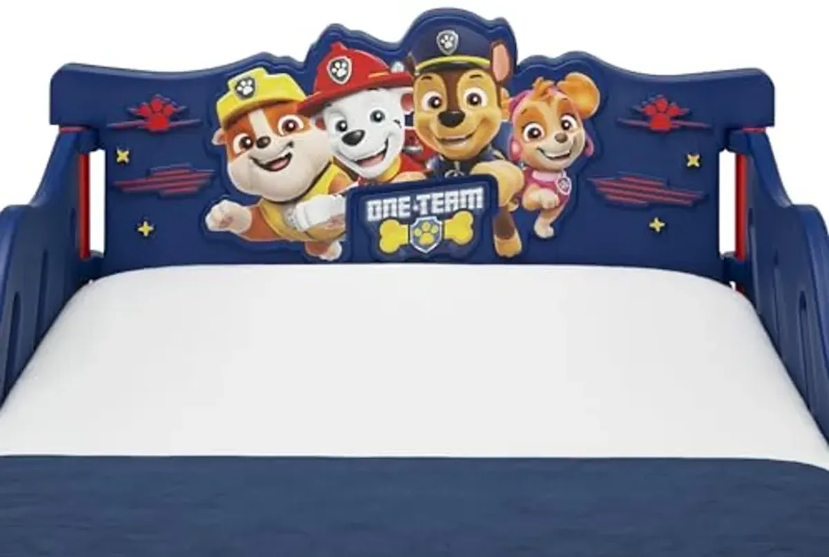 Delta Children PAW Patrol 3D Toddler Bed, Blue