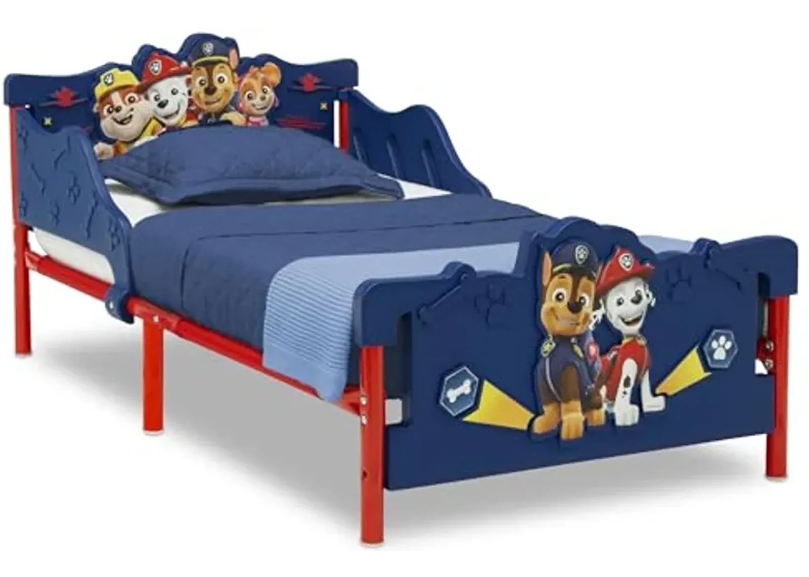 Delta Children PAW Patrol 3D Toddler Bed, Blue