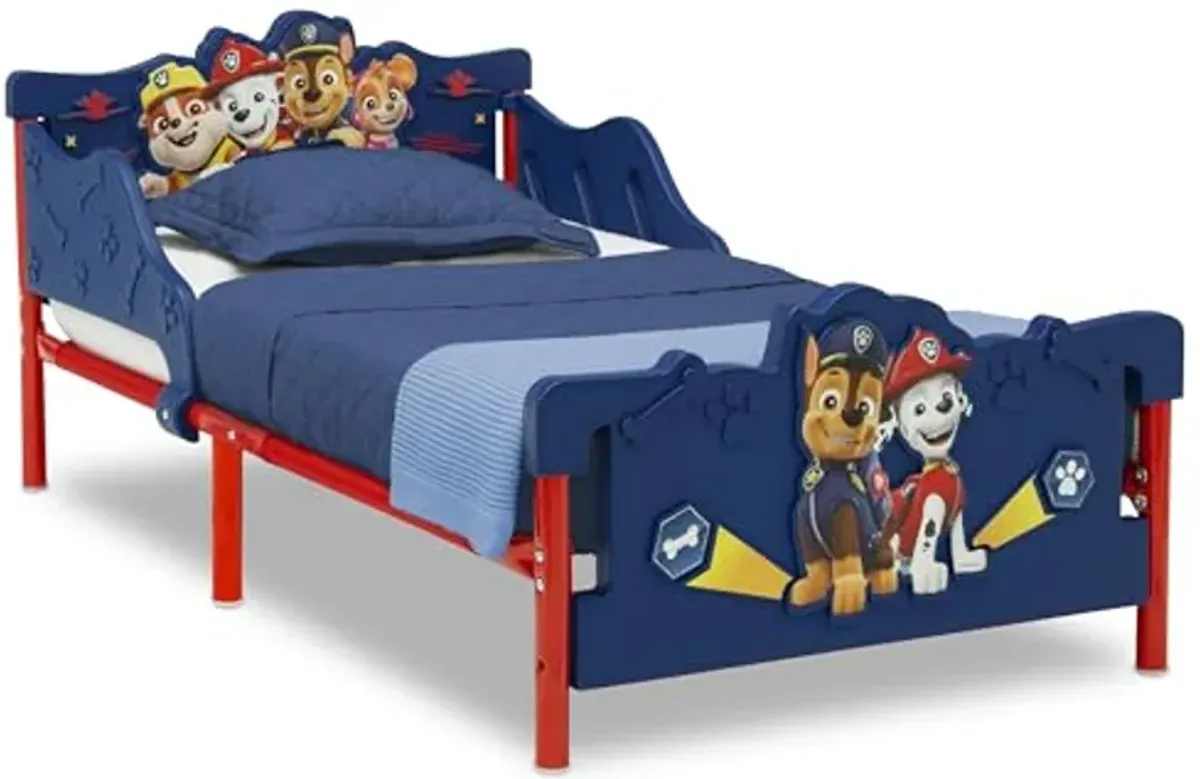 Delta Children PAW Patrol 3D Toddler Bed, Blue