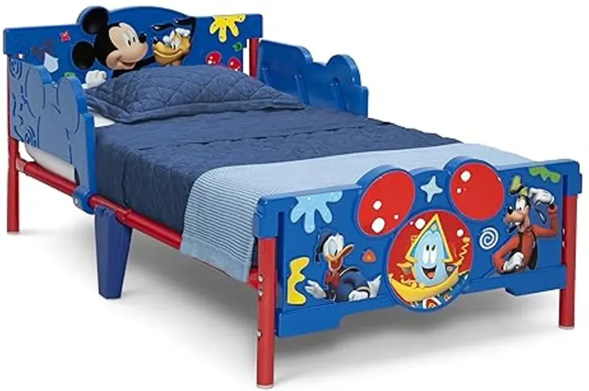 Delta Children Mickey Mouse 3D Toddler Bed, Blue