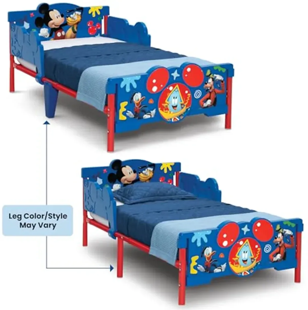 Delta Children Mickey Mouse 3D Toddler Bed, Blue