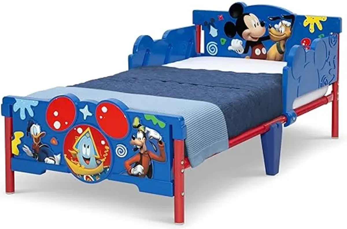 Delta Children Mickey Mouse 3D Toddler Bed, Blue