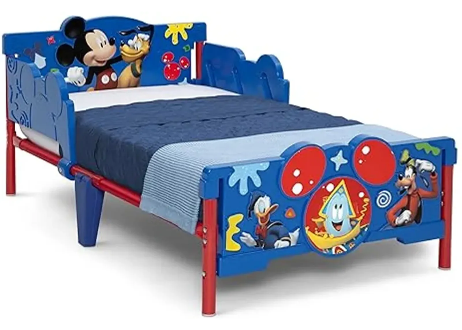 Delta Children Mickey Mouse 3D Toddler Bed, Blue