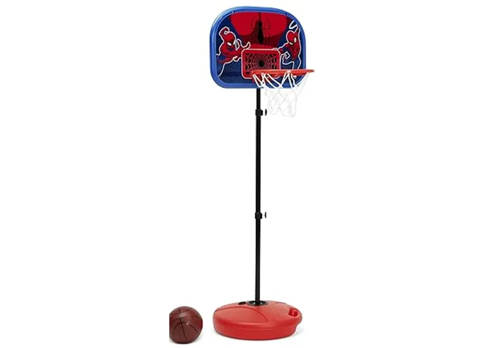 Delta Children - Marvel Spider-Man Basketball Hoop Set for Kids, Red