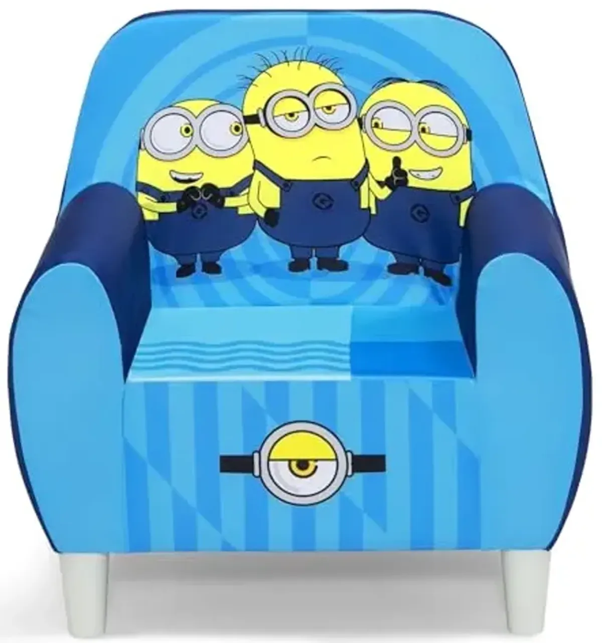 Delta Children Minions Foam Chair for Kids, Blue