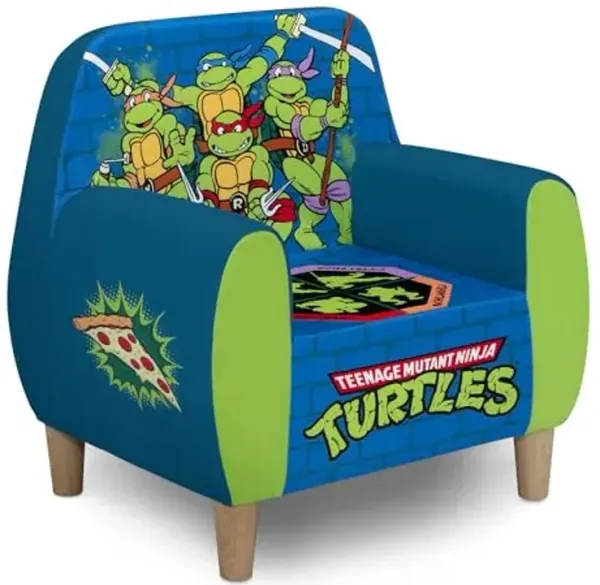 Delta Children Teenage Mutant Ninja Turtles Foam Chair for Kids, Green