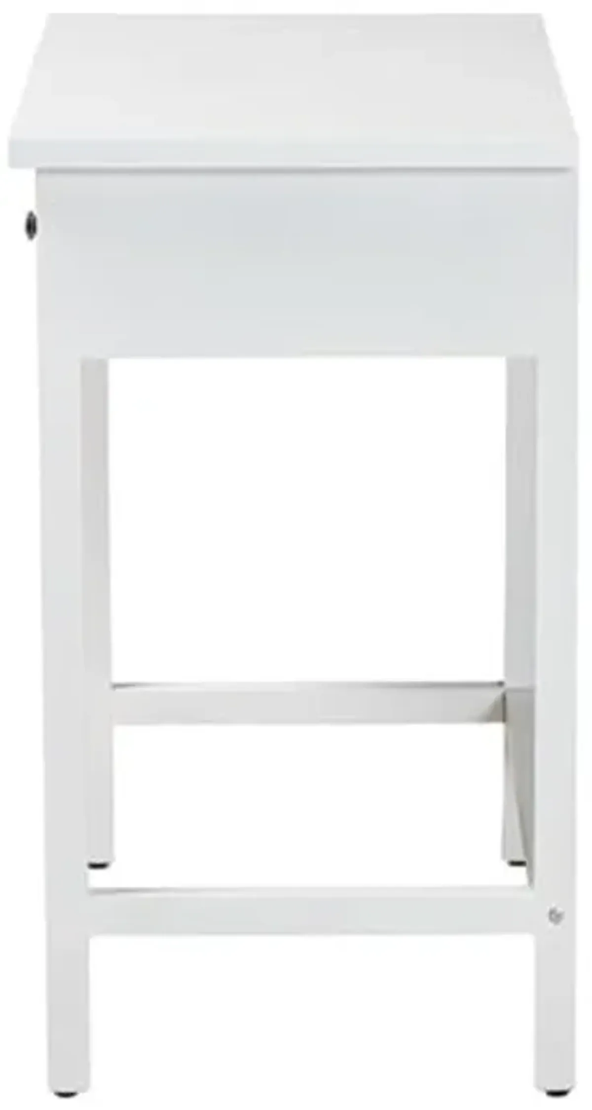 Baxton Studio Yelena Classic and Traditional White Finished Wood 2-Drawer Console Table