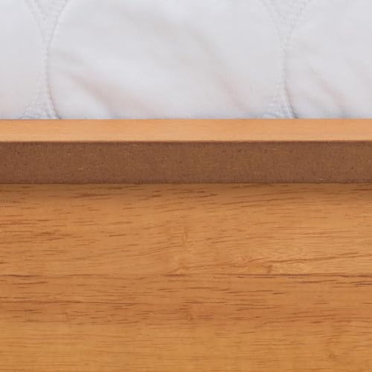 Baxton Studio Efren Bed Frame, Full, Honey Oak