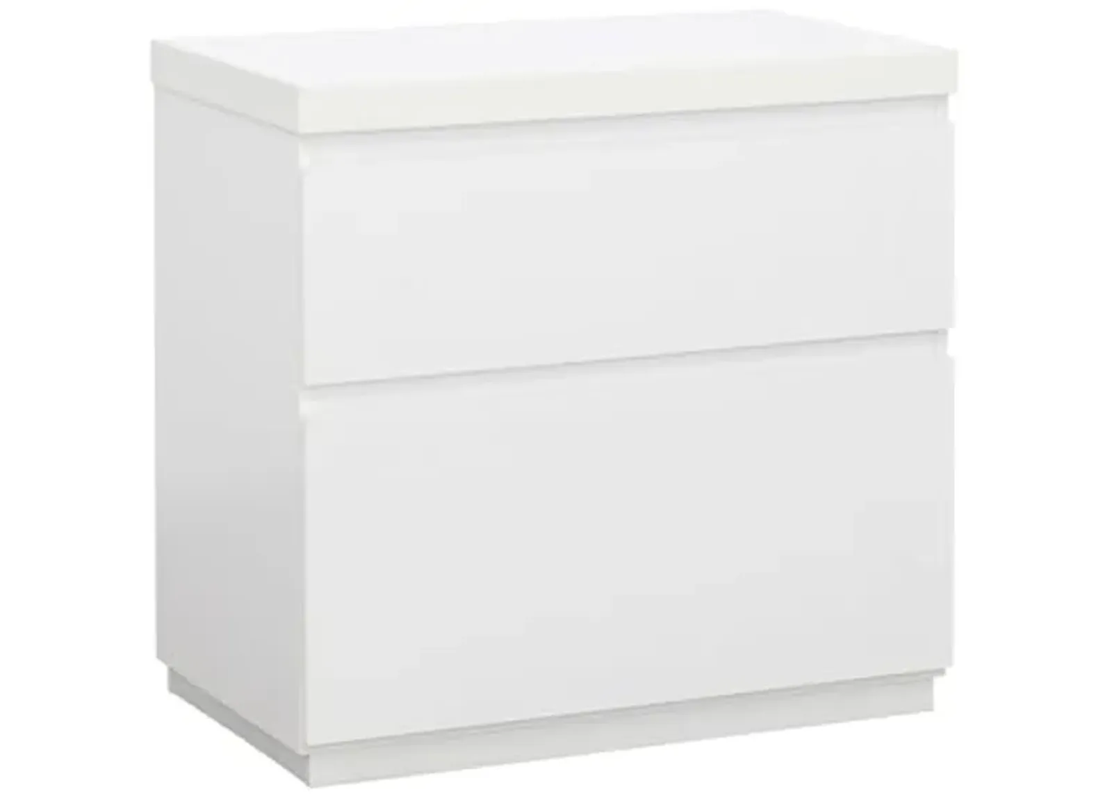 Sauder® Northcott 30-1/2"W x 18-1/2"D Lateral 2-Drawer File Cabinet, White