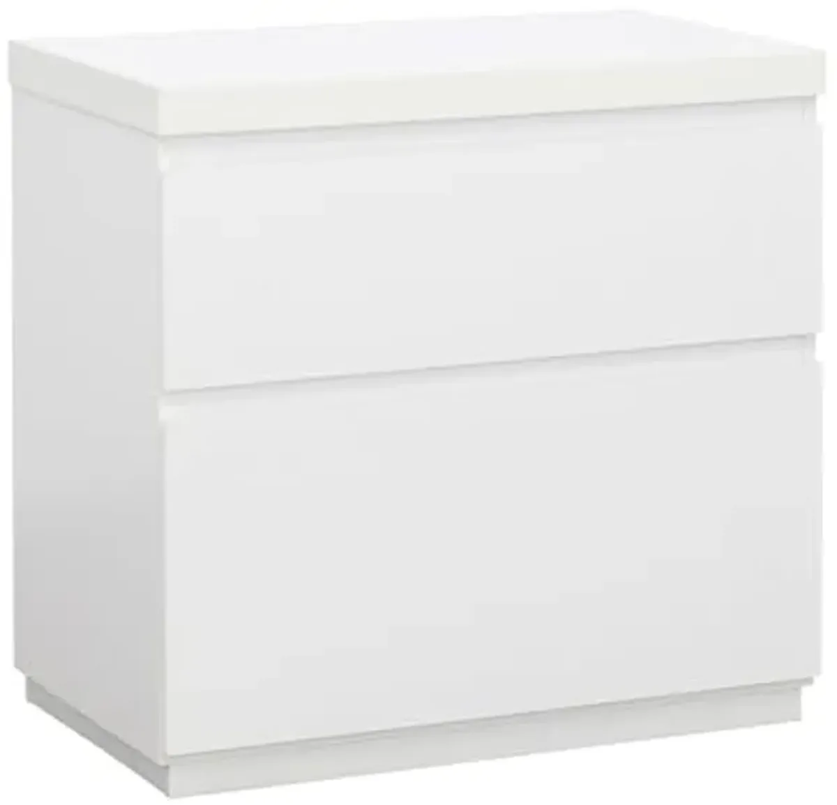 Sauder® Northcott 30-1/2"W x 18-1/2"D Lateral 2-Drawer File Cabinet, White