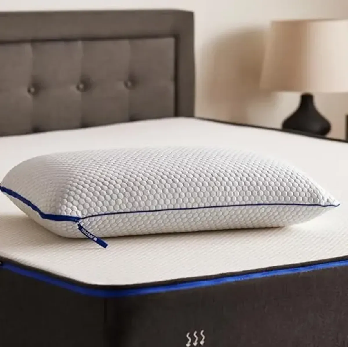 Nectar Tri-Comfort Cooling Pillow - Adjustable Support & Firmness - Cooling Cover - Pressure Relief - Helps Reduce Neck Pain - Premium Memory Foam & Microfiber Down Alternative