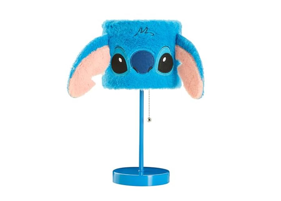 Idea Nuova Disney Stitch Figural Plush Shade Table Lamp,Perfect for Kids Rooms