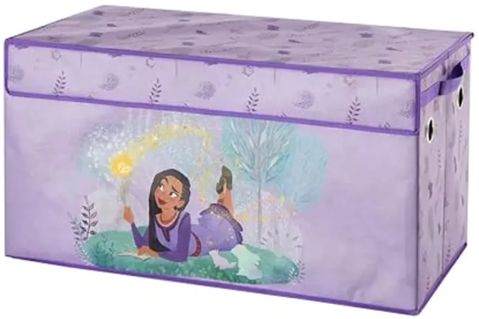 Idea Nuova Disney Wish Collapsible Storage Trunk, Durable with Soft Lid, 28.5"x14.5"x16"