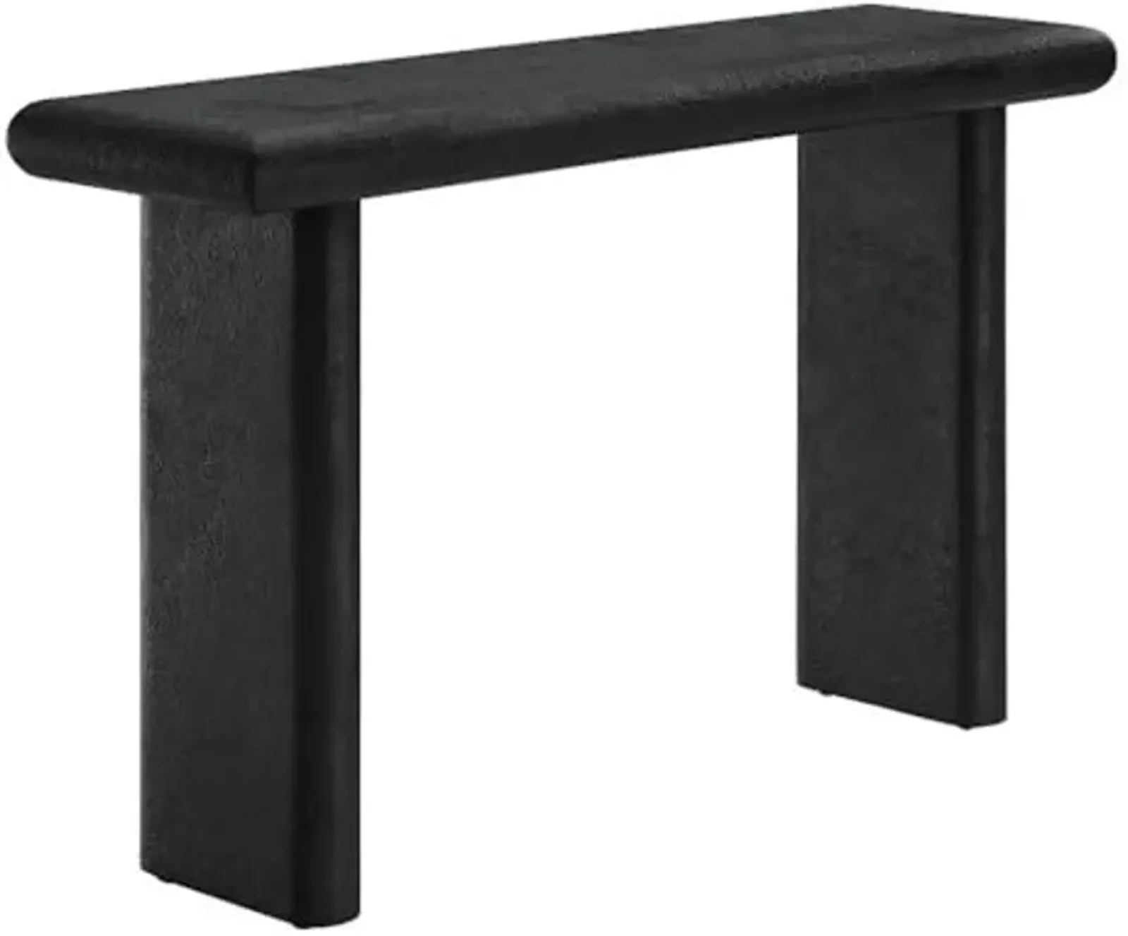 Modway EEI-6577-BLK Relic Concrete Textured Console Table, Black