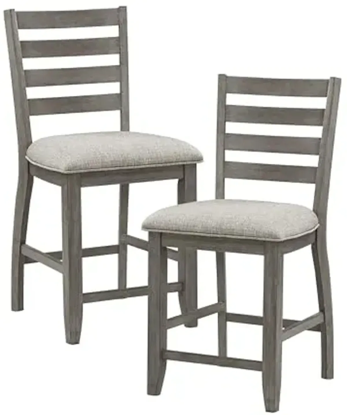Lexicon Lucca Counter Height Chair (Set of 2), Gray