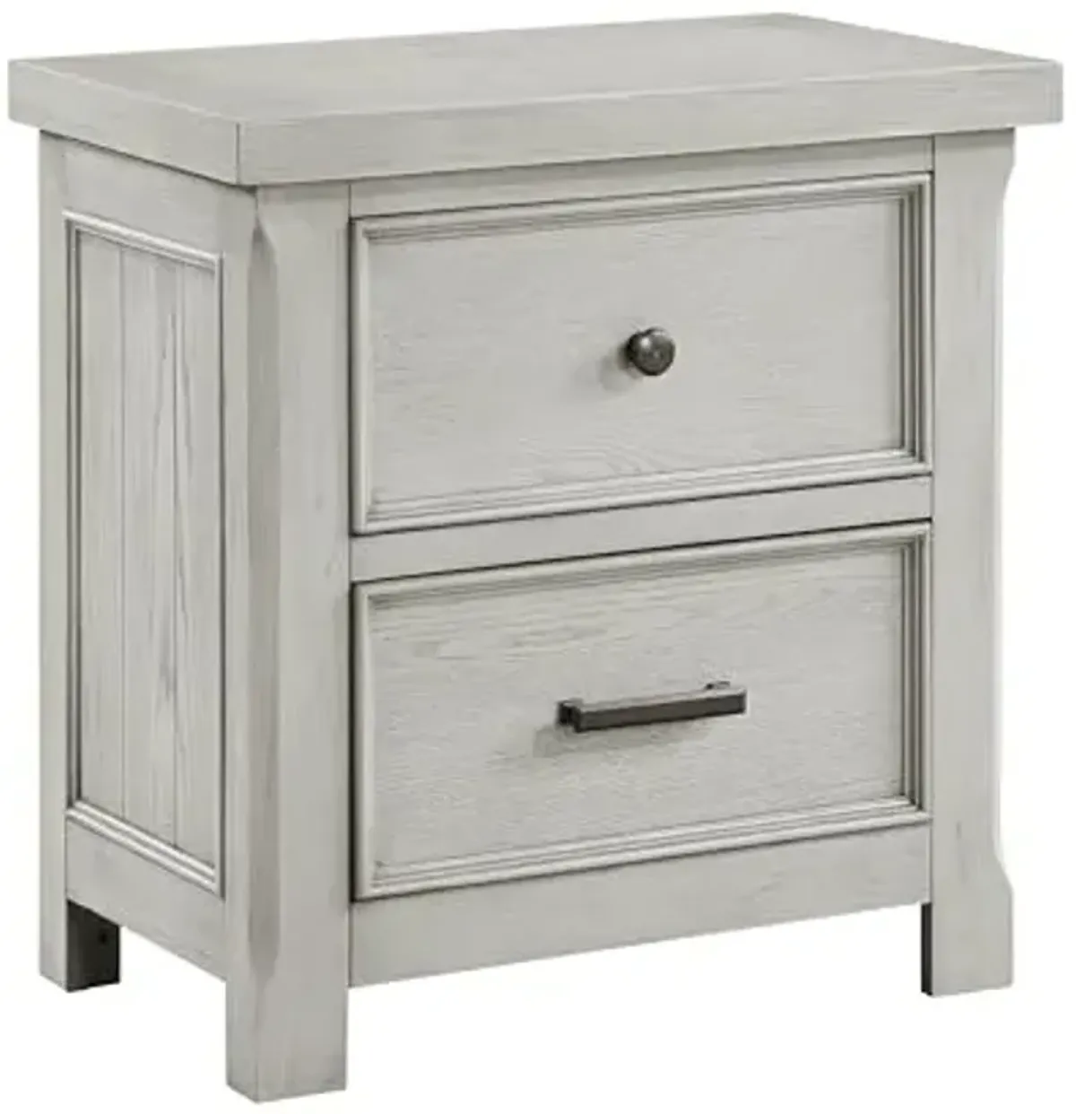 Lexicon Lise 2-Drawer Nightstand, Antique White