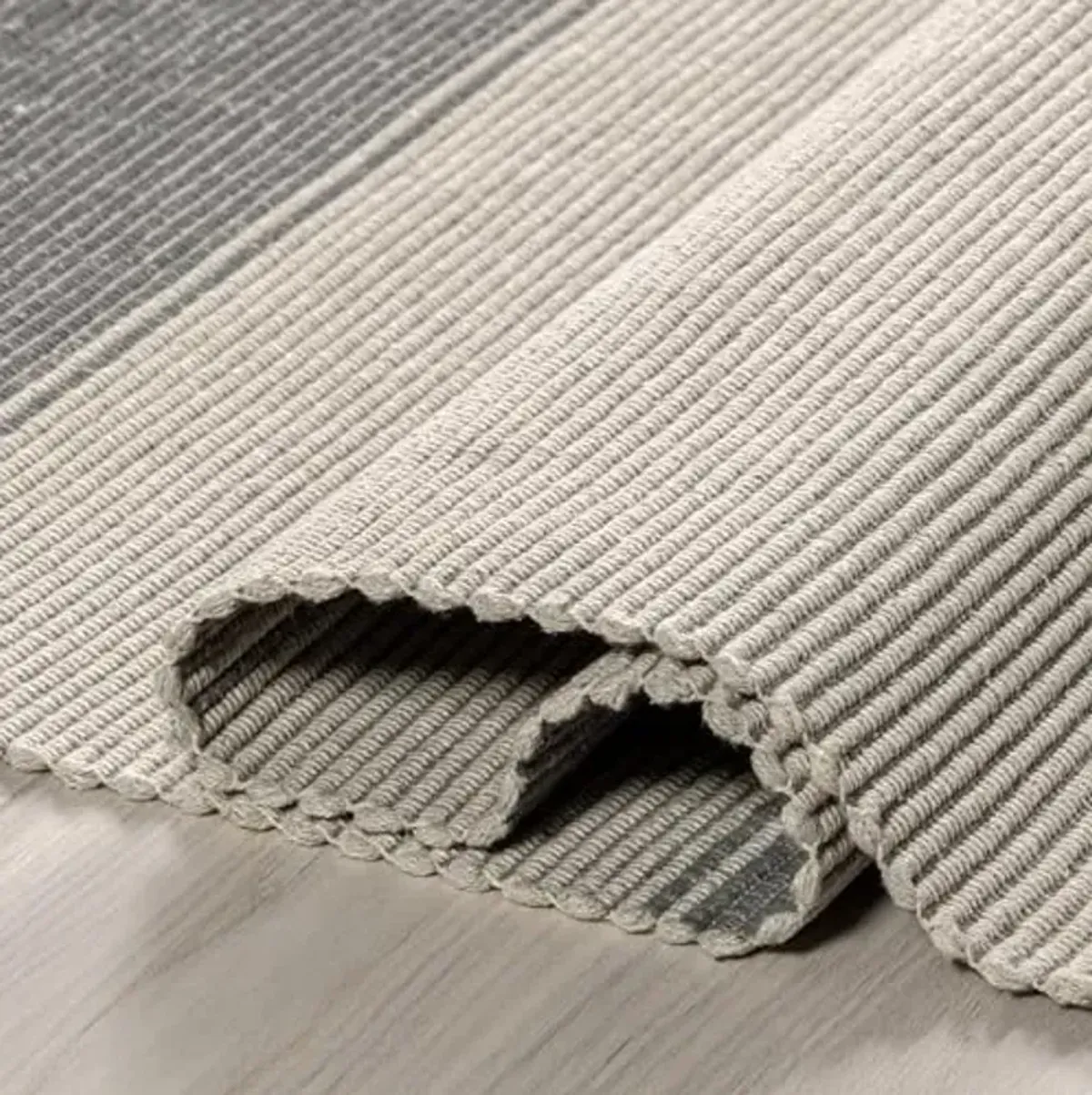 Rugs USA Boxelder Grey, 8'6" x 11'6", Handmade, Cotton, Soft and Cozy, High Traffic, Stain Resistant, Easy Clean, Durable Area Rug for Bedroom, Living Room, Dining Space, Den, Foyer, Entryway