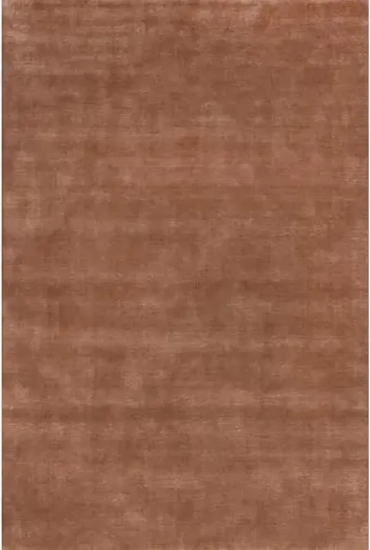 Rugs USA Arrel Brick, 6' x 9', Handmade, Wool & Viscose, Soft and Cozy, High Traffic, Stain Resistant, Easy Clean, Durable Area Rug for Bedroom, Living Room, Dining, Den, Foyer, Entryway