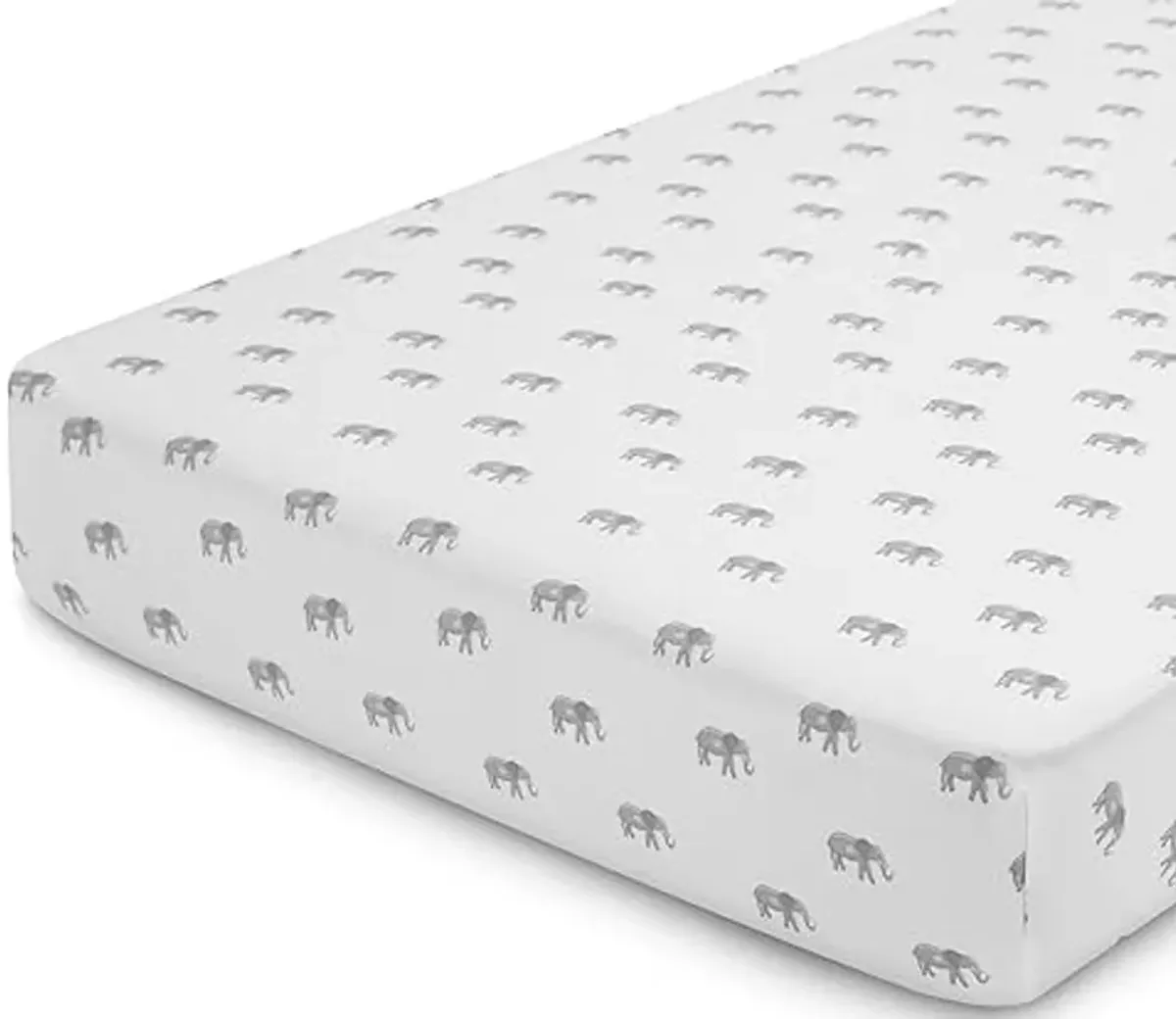 Delta Children Twinkle Galaxy Dual Sided Recycled Fiber Core Crib and Toddler Mattress Fitted Crib Sheets for Girls and Boys (Pack of 2), Safari Friends (Bundle)