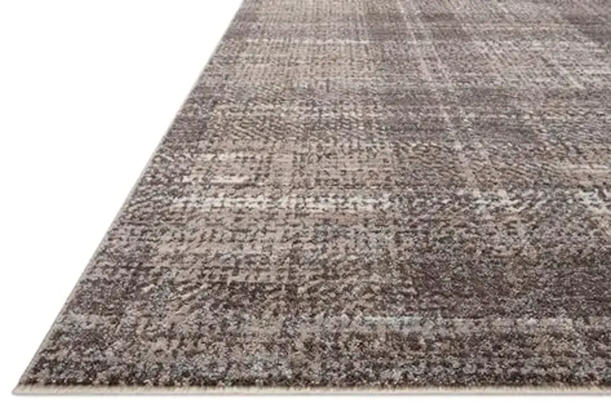 Loloi Angela Rose Ember Collection EMB-05 Graphite / Multi 18" x 18" Sample Rug