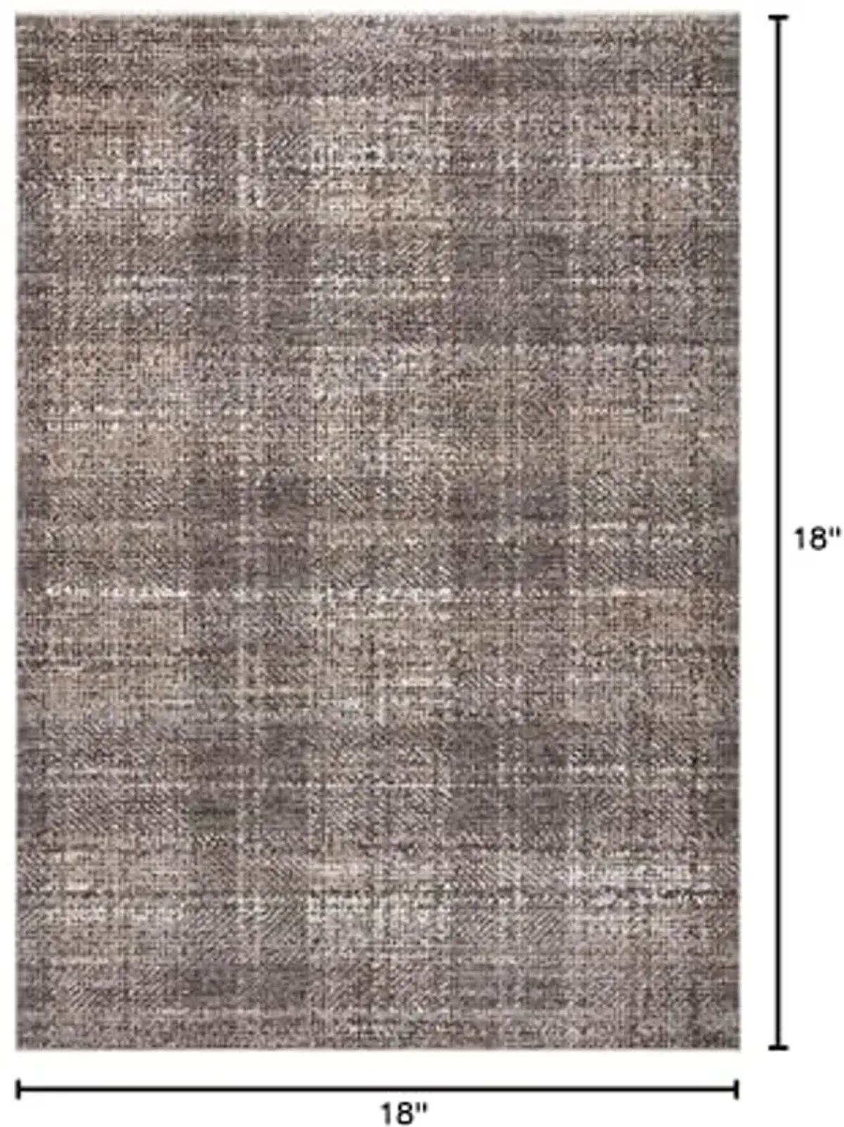 Loloi Angela Rose Ember Collection EMB-05 Graphite / Multi 18" x 18" Sample Rug