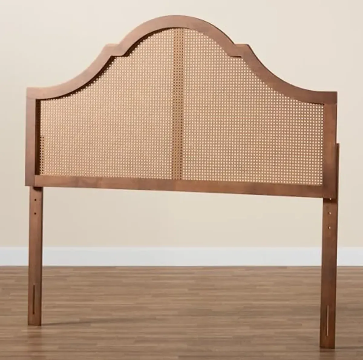 Baxton Studio Camila Headboard, Queen, Ash Walnut