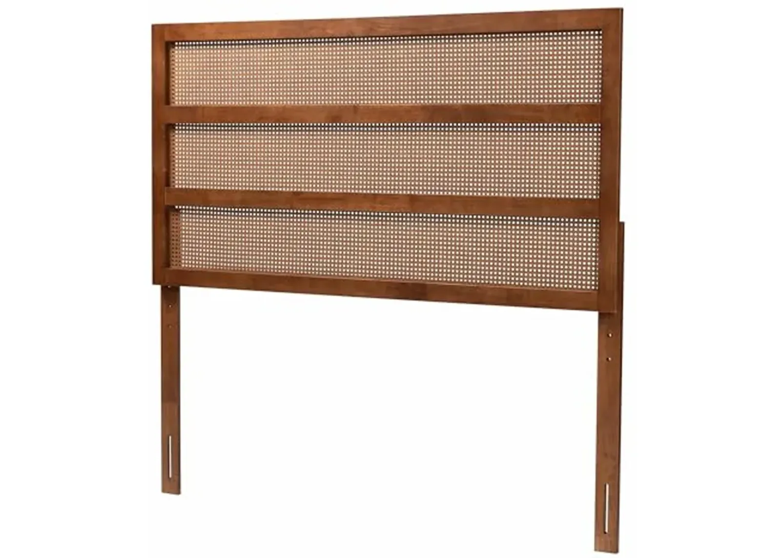 Baxton Studio Berne Headboard, King, Ash Walnut