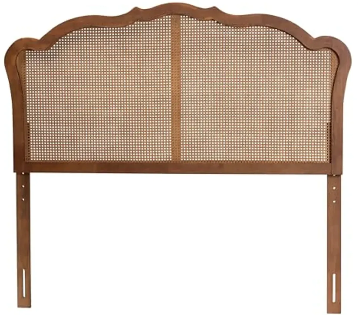 Baxton Studio Leandra Headboard, Queen, Ash Walnut