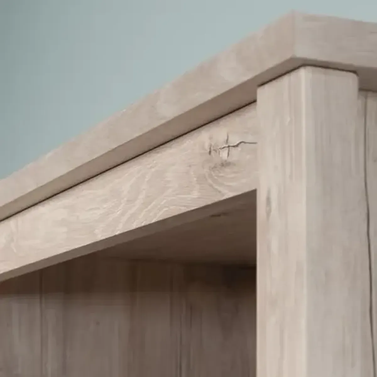 Sauder Select Bookcase with Doors, Chalk Oak Finish