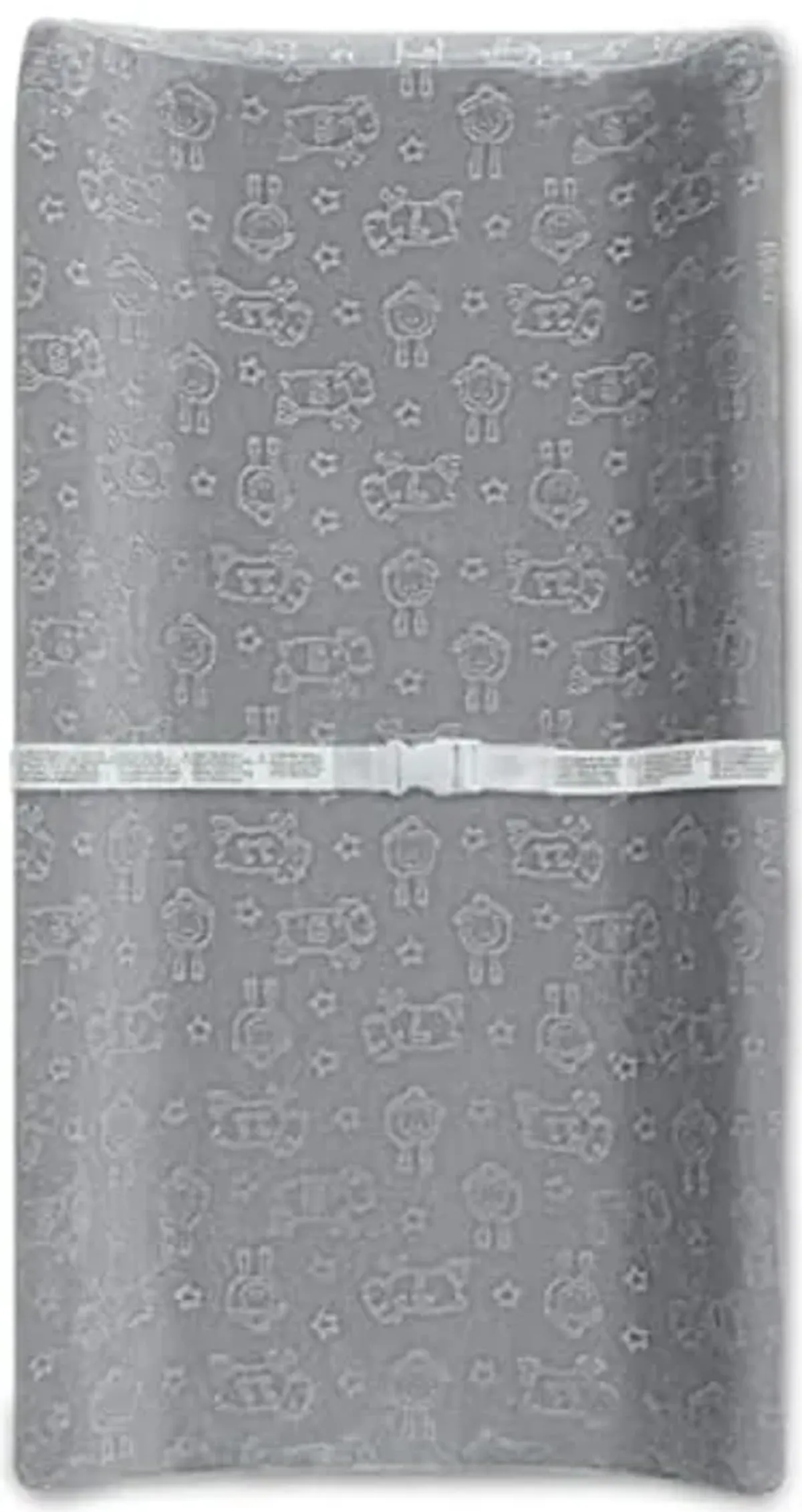 Serta Perfect Sleeper Changing Pad with Plush Cover Set, Grey