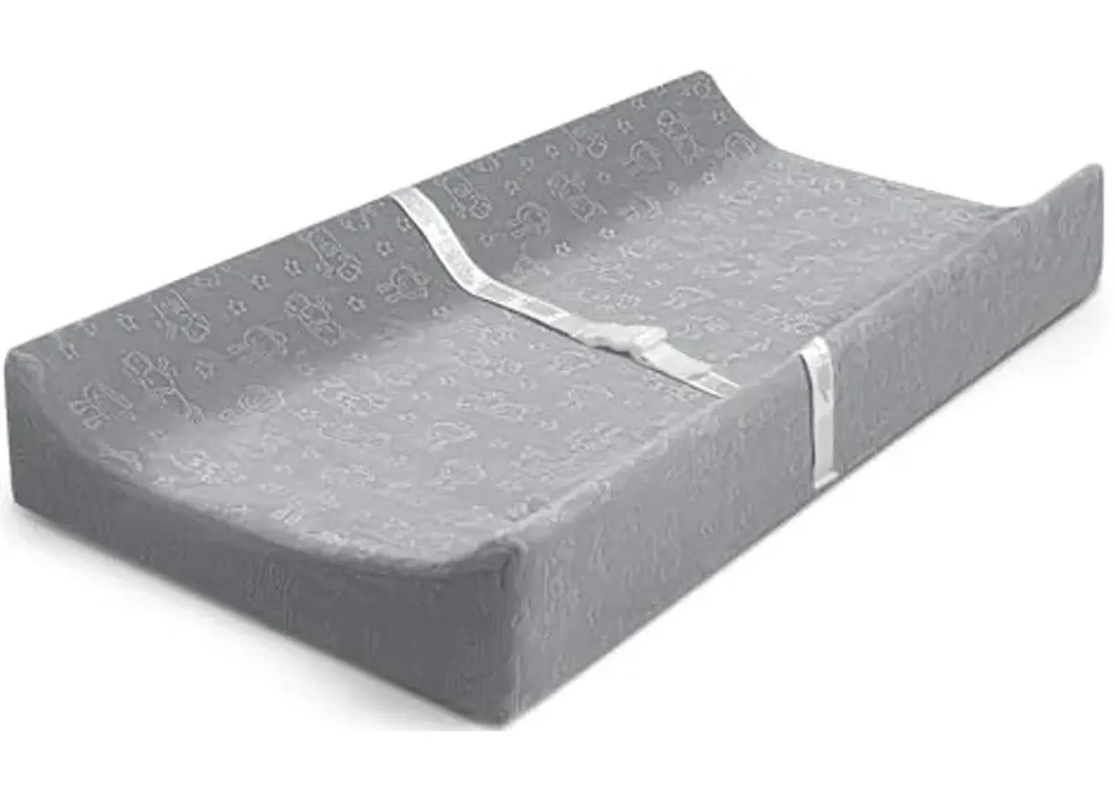 Serta Perfect Sleeper Changing Pad with Plush Cover Set, Grey