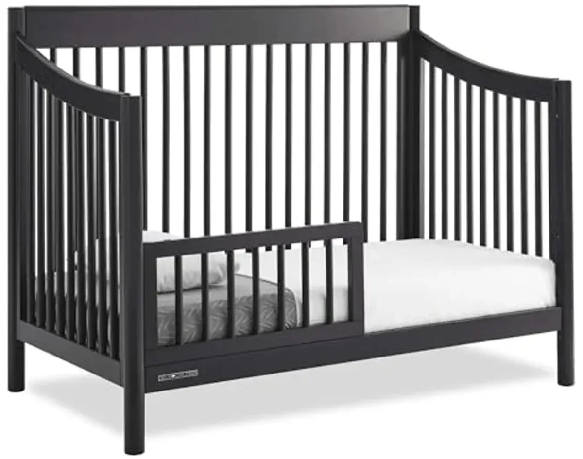 Delta Children Brooks 6-in-1 Convertible Crib - Greenguard Gold Certified, Midnight Grey