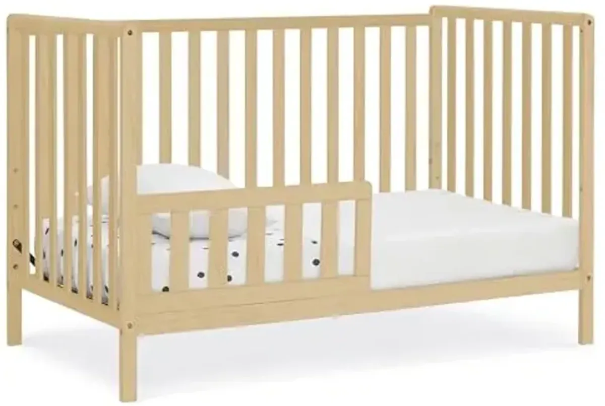 Delta Children Heartland 4-in-1 Convertible Crib, Natural