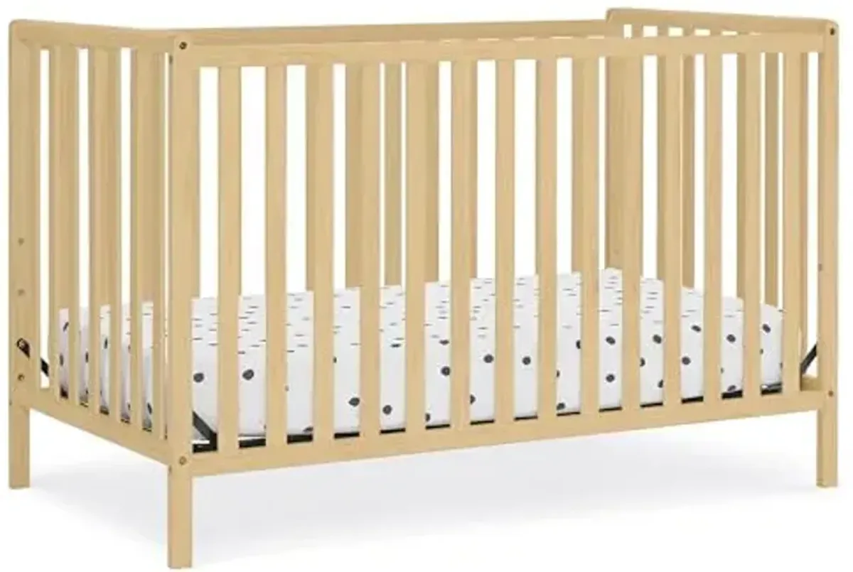 Delta Children Heartland 4-in-1 Convertible Crib, Natural