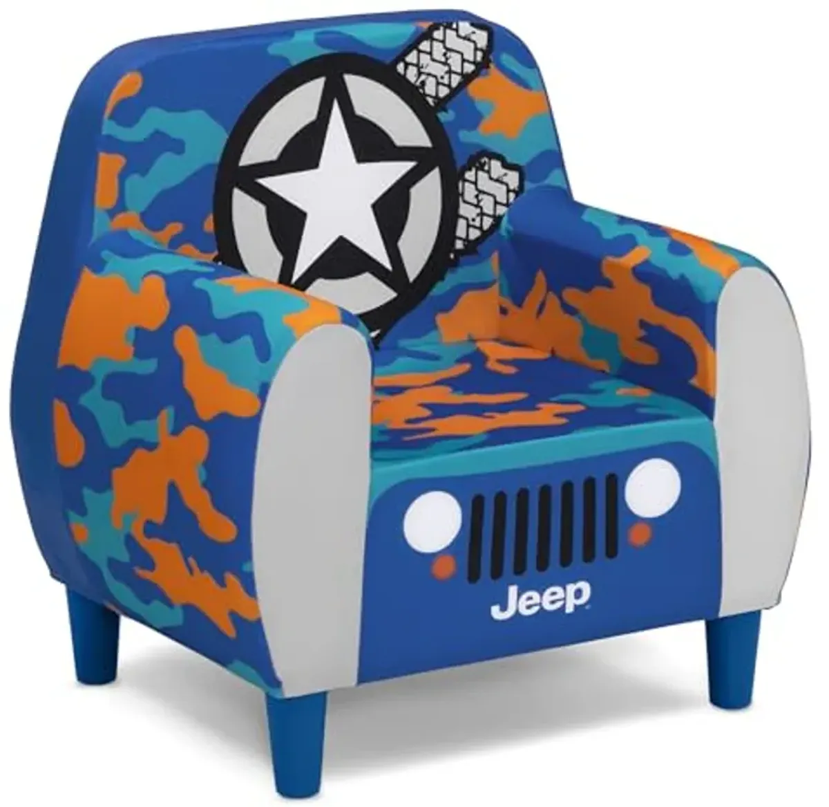 Delta Children Jeep Foam Chair, Blue