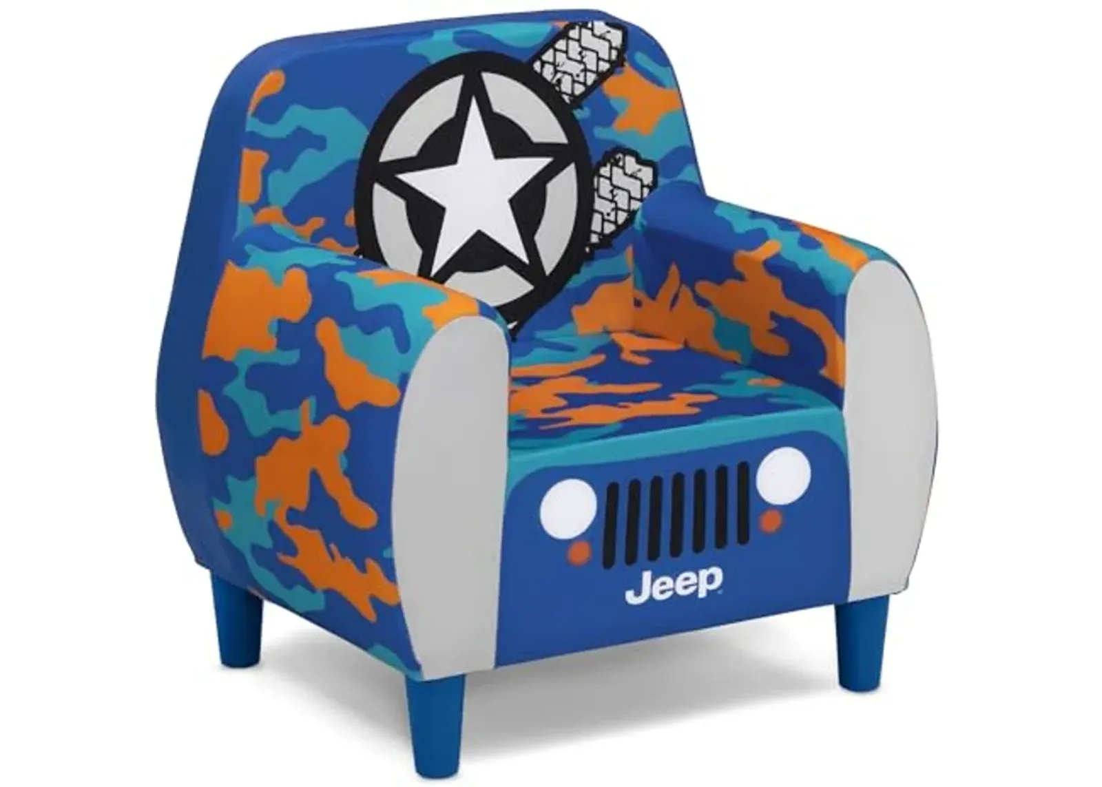 Delta Children Jeep Foam Chair, Blue