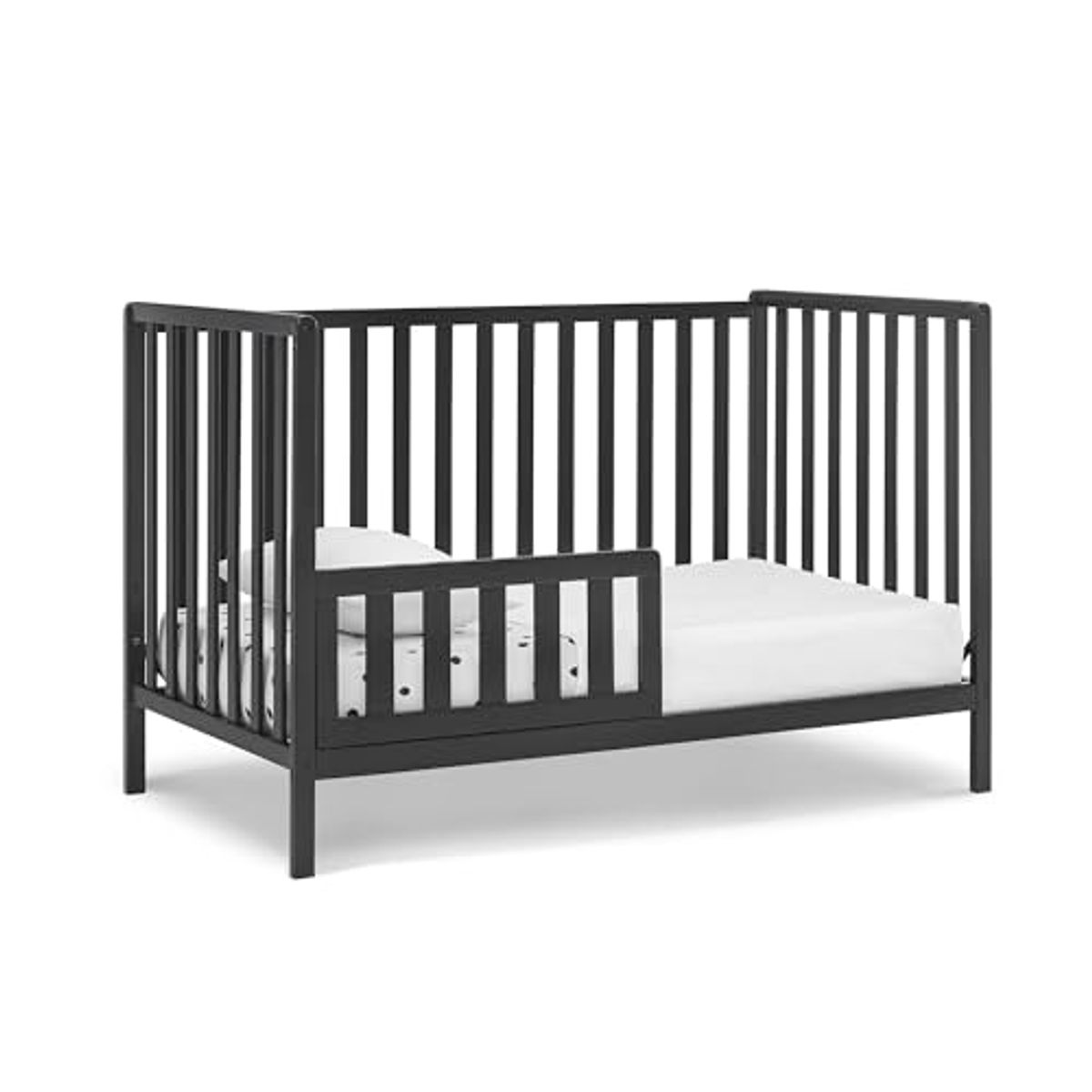 Delta Children Heartland 4-in-1 Convertible Crib, Black